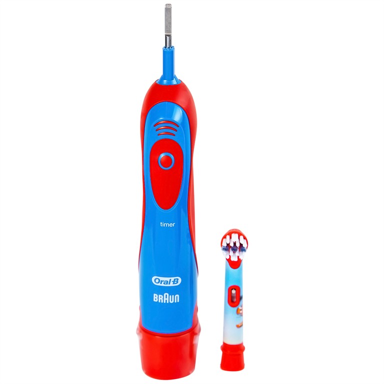 Bàn chải đánh răng trẻ em Oral-B Stages Power DB4510K làm sạch mảng bám trên răng (1 cây)
