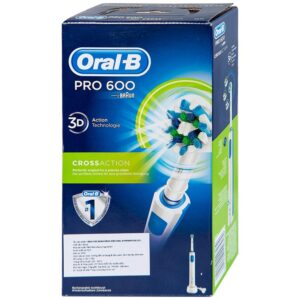 Bàn chải đánh răng điện Oral-B Pro600 D16.513 loại bỏ các mảng bám, làm sạch răng và khoang miệng cho người lớn