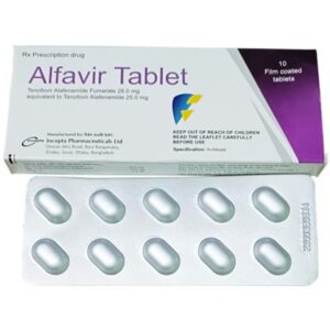 Thuốc Alfavir Tablet Incepta điều trị viêm gan B mạn tính (1 vỉ x 10 viên)