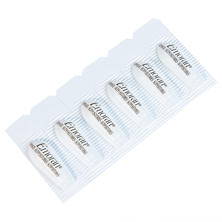 Viên đặt Supposte Emoran giảm các triệu chứng của bệnh trĩ, viêm trực tràng (6 viên)
