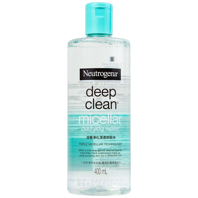 Nước tẩy trang Neutrogena Deep Clean Micellar Purifying Water Johnson And Johnson (400ml)