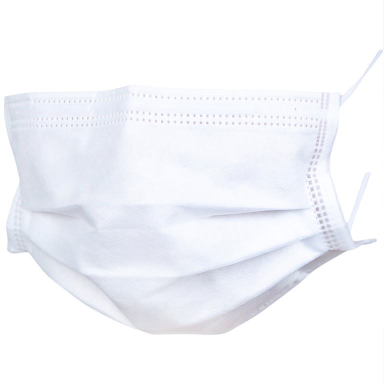 Khẩu trang y tế ILT Liworldco màu trắng 4 lớp hỗ trợ ngăn khói, bụi, kháng khuẩn (50 cái)