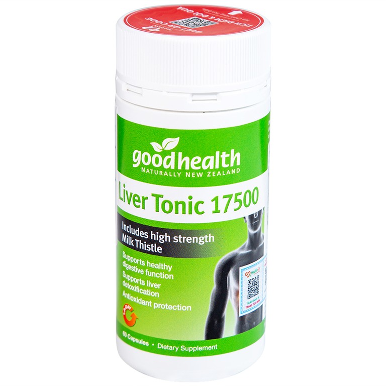 Viên uống Liver Tonic 17500 GoodHealth hỗ trợ giải độc gan (60 viên)