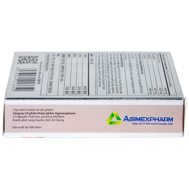 Dầu gió lăn Red Lion Medicated Oil White Agimexpharm ấm da vùng xoa, sử dụng massage hỗ trợ thư giãn (24ml)