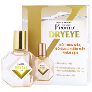 Dung dịch nhỏ mắt V.Rohto Dryeye bôi trơn mắt, bổ sung nước mắt nhân tạo (13ml)