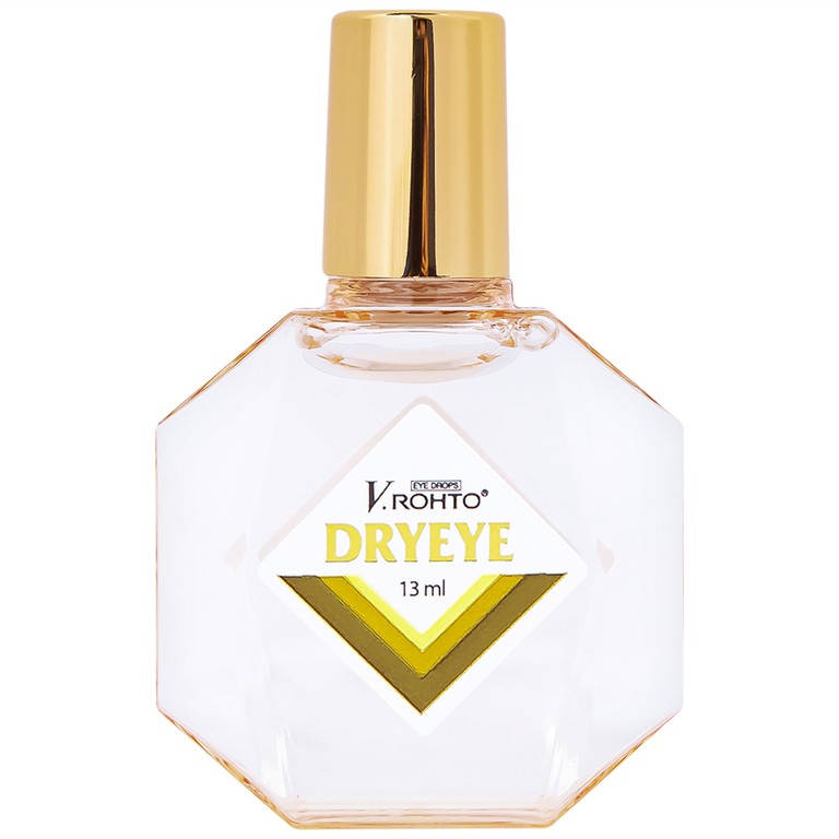 Dung dịch nhỏ mắt V.Rohto Dryeye bôi trơn mắt, bổ sung nước mắt nhân tạo (13ml)