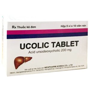 Thuốc Ucolic Tablet 200mg Nexpharm điều trị bệnh đường mật và túi mật (5 vỉ x 10 viên)