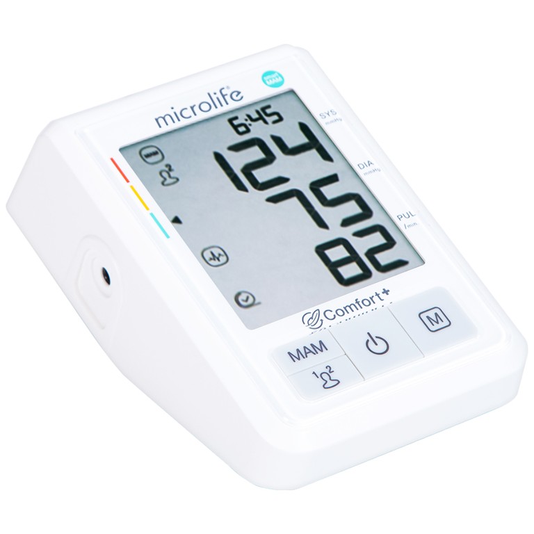 Máy đo huyết áp bắp tay tự động Microlife B3 Comfort hỗ trợ đo huyết áp và nhịp tim
