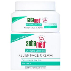 Kem bôi dưỡng ẩm Sebamed Extreme Dry Skin Relief Face Cream 5% Urea cho da khô, viêm da cơ địa (50ml)