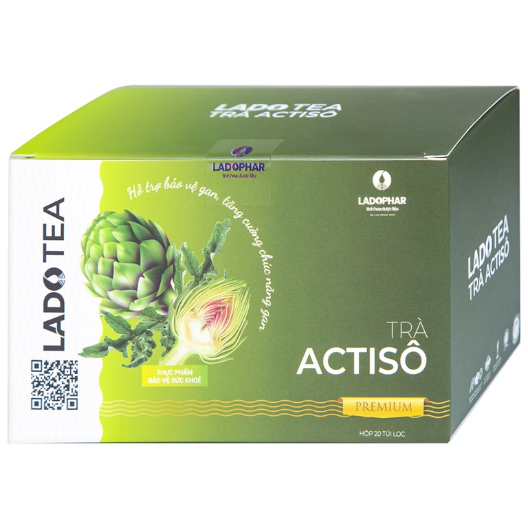 Trà Actisô Premium Ladophar (20 túi lọc x 2g)
