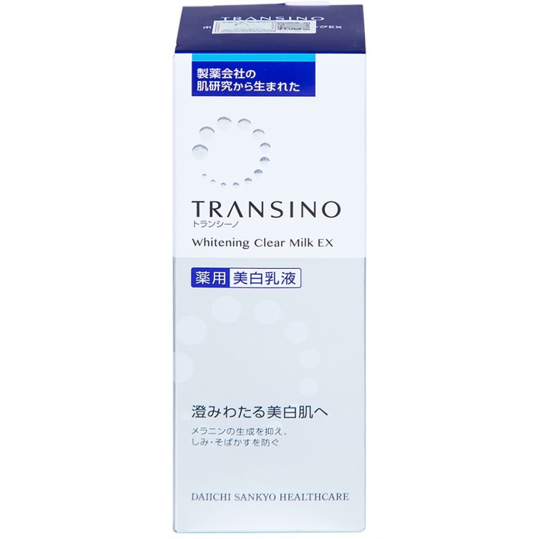 Sữa dưỡng trắng da Transino Whitening Clear Milk EX ngăn ngừa nám (100ml)
