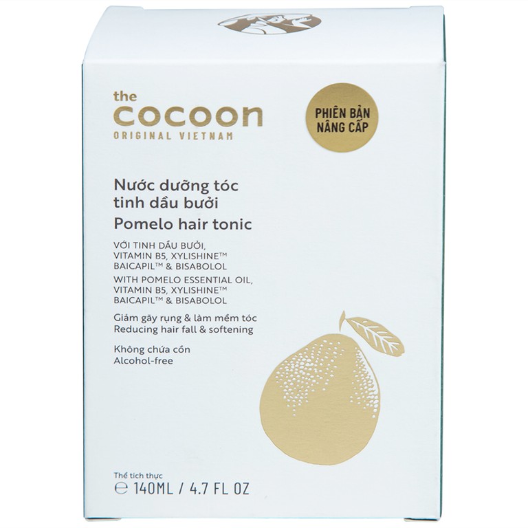 Tinh dầu bưởi Cocoon phiên bản nâng cấp dưỡng tóc, ngăn ngừa rụng tóc (140ml)