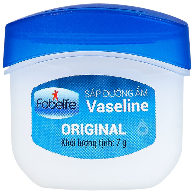 Sáp dưỡng ẩm Vaseline Original Fobelife giữ ẩm, bảo vệ da khô, nứt nẻ (7g)