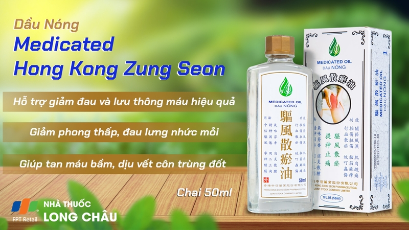 DẦU NÓNG MEDICATED 50ML 2