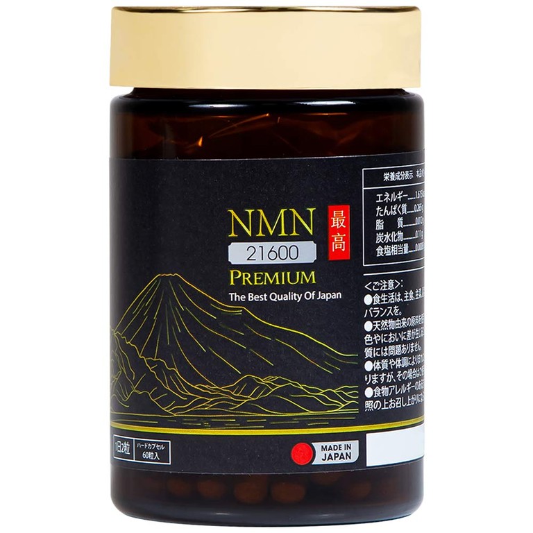 Thực phẩm bảo vệ sức khỏe NMN Premium 21600 giúp ngăn sự lão hoá (60 viên)
