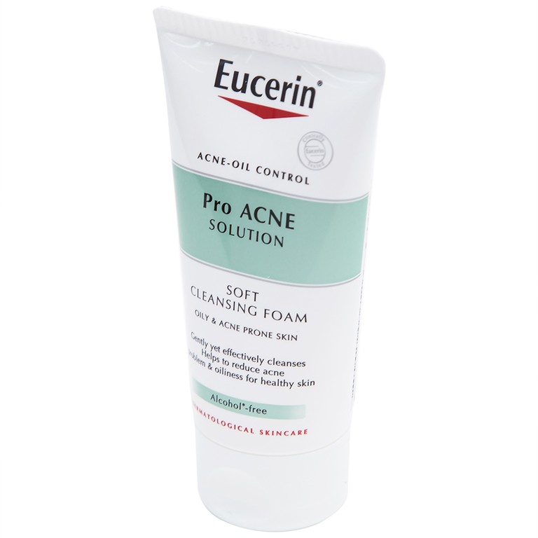 Sữa rửa mặt tạo bọt dịu nhẹ Eucerin Acne-Oil Control Pro Acne-Solution kiểm soát dầu, ngăn ngừa mụn (50g)