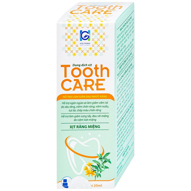 Dung dịch xịt Tooth Care hỗ trợ giảm đau nhức răng (20ml)