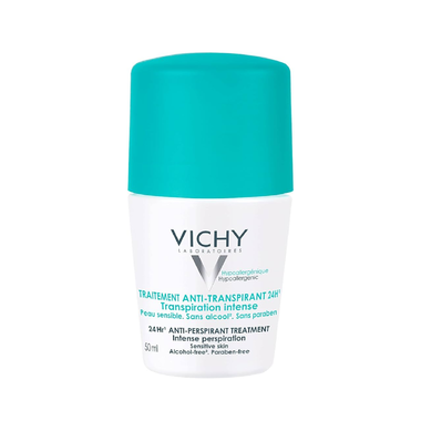 Lăn Khử Mùi Vichy Ngăn Mồ Hôi, Giữ Khô Thoáng Suốt 48H ( 50ml)