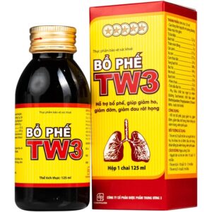 Siro Bổ Phế TW3 hỗ trợ giảm ho, giảm đờm, giảm đau rát họng, viêm phế quản (125ml)