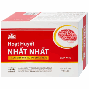 Thuốc Hoạt Huyết Nhất Nhất hỗ trợ hoạt huyết, điều trị thiểu năng tuần hoàn (30 viên)