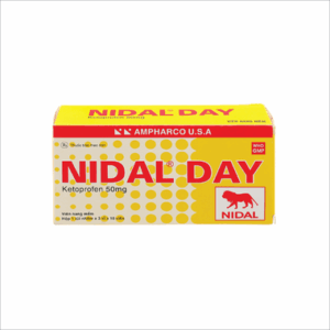 Viên nang cứng Nidal giảm đau do co thắt cơ trơn, bàng quang (3 vỉ x 10 viên)