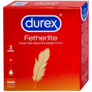 Bao cao su Durex Fetherlite 52mm siêu mỏng , độ bảo vệ cao (3 cái)