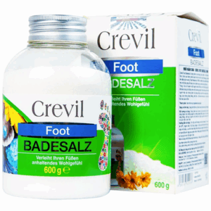 Muối ngâm chân Crevil Foot Badesalz hỗ trợ điều trị đau xương khớp, mất ngủ (600g)