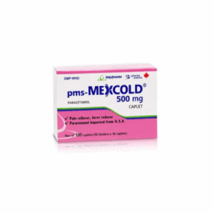 Viên nén Mexcold 500 Imexpharm giảm đau và hạ sốt (10 vỉ x 10 viên)