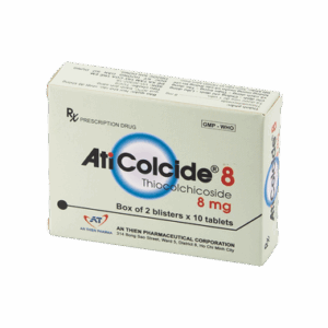 Thuốc ATI COLCIDE 8MG hỗ trợ điều trị đau do co cứng cơ cấp tính (Hộp 20 viên)