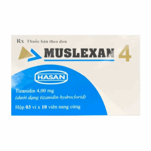 Thuốc MUSLEXAN 4MG điều trị co cơ gây đau do rối loạn thần kinh (03 vỉ x 10 viên)