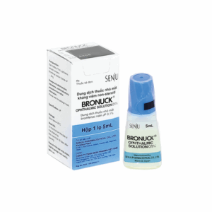 Thuốc nhỏ mắt Bronuck điều trị viêm bờ mi, viêm kết mạc, viêm củng mạc (5ml)