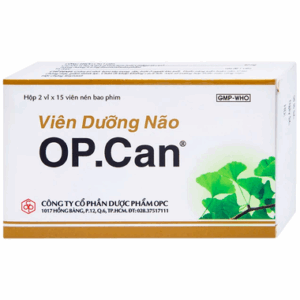 Thuốc O.P.CAN OPC viên nang mềm điều trị giảm trí nhớ, kém tập trung, thiểu năng tuần hoàn não (4 vỉ x 10 viên)