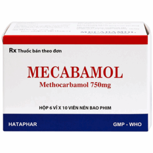 Viên nén Mecabamol 750mg điều trị các bệnh lý cơ xương cấp tính (6 vỉ x 10 viên)
