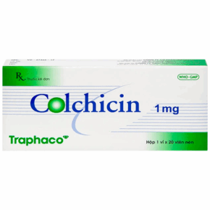 Thuốc Colchicin 1mg Phòng Tái Phát Viêm Khớp Do Gút (Hộp 1 Vỉ X 20 Viên)