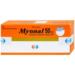 Thuốc Myonal 50mg Eisai cải thiện các triệu chứng tăng trương lực cơ (3 vỉ x 10 viên)