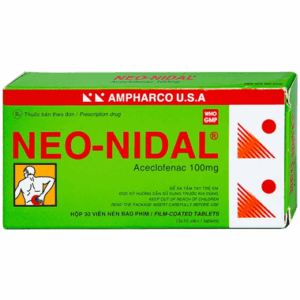 Thuốc Neo Nidal 100mg điều trị đau sau chấn thương, phẫu thuật (3 vỉ x 10 viên)