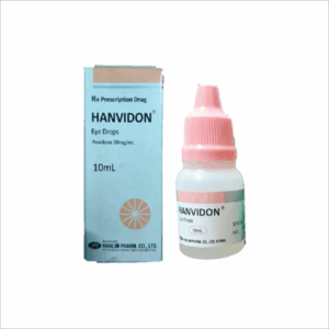 Thuốc Nhỏ Mắt Hanvidon 10ml Giảm Triệu Chứng Kích Thích Do Khô Mắt (Chai 10ml)
