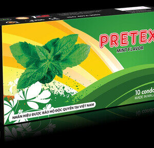 Bao cao su Pretex Mint Flavor (10 cái)