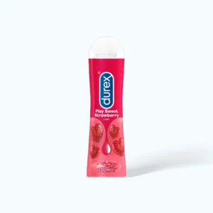 Gel bôi trơn DUREX Play Saucy Strawberry tăng độ ẩm khi quan hệ (chai 100ml)