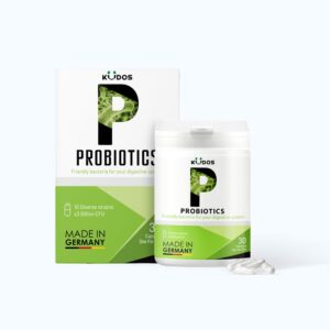 Viên uống Kudos Probiotics bổ sung lợi khuẩn đường ruột, tốt cho tiêu hóa. (Hộp 30 viên)