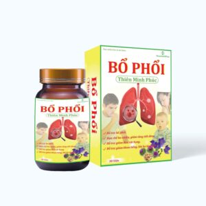Viên uống Bổ Phổi Thiên Minh Phúc hỗ trợ bổ phổi, giảm đau rát họng (Hộp 30 viên)