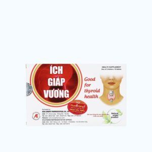 Thực phẩm bảo vệ sức khỏe IMC Ích Giáp Vương Hỗ trợ giảm các triệu chứng tuyến giáp (Hộp 30 viên)