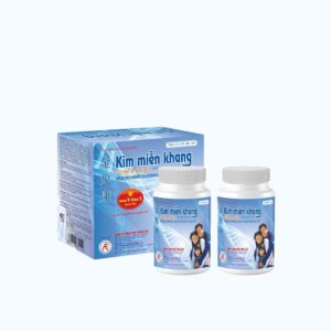 Viên uống AE Kim Miễn Khang hỗ trợ giảm bệnh tự miễn, vảy nến (Hộp 2 lọ x 90 viên)