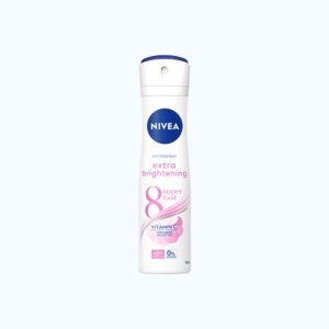 Xịt Ngăn Mùi NIVEA Extra Whitening Trắng Mịn Mờ Vết Thâm (Chai 150ml)