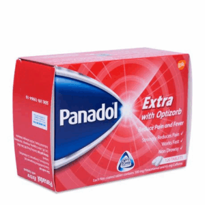 Panadol Extra Optizorb (12 vỉ x 10 viên) – Giảm đau tăng cường, hạ sốt