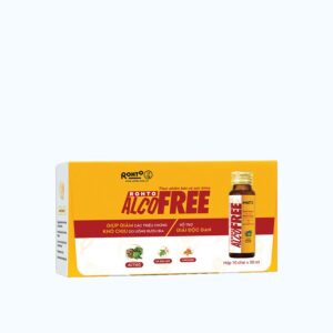 Nước uống Rohto Alcofree Giải rượu, mát gan (Hộp 10 chai x 50ml)