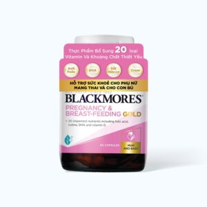 Viên uống cho bà bầu Blackmores Pregnancy & Breast Feeding Gold cung cấp vitamin & khoáng chất (60 viên)