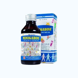 Siro Minigadine phòng ngừa tình trạng thiếu vi chất ở trẻ em, biếng ăn, kém phát triển (chai 120ml)