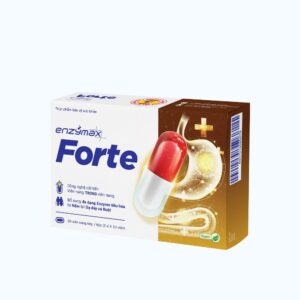 Viên nang kép Enzymax Forte men tiêu hóa hoạt tính cao giúp tiêu hóa nhanh hấp thu tốt (Hộp 20 viên)