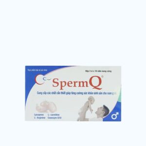 Viên uống Mediplantex SpermQ tăng cường tổng hợp nội tiết tố hỗ trợ sinh sản ở nam giới (30 viên)